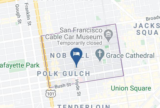 San Francisco - Cable Car Hotel Maps