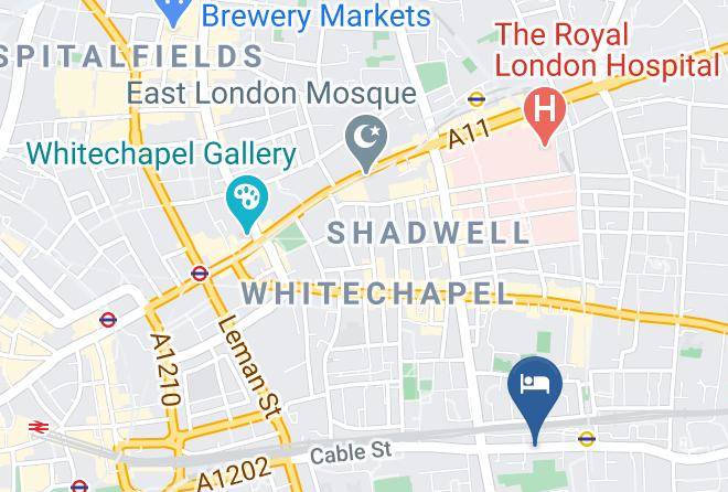 London - Cable Street Inn Maps