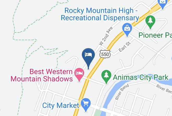 La Plata - Caboose Motel & Gift Shop Maps