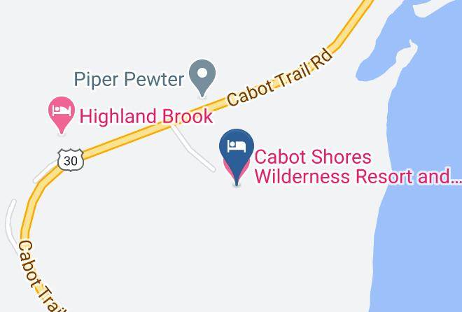 Cabot Shores Wilderness Resort And Retreat Centre Cape Breton Island Map - Nova Scotia - Victoria