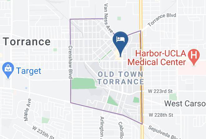 Los Angeles - Cabrillo Hotel Maps