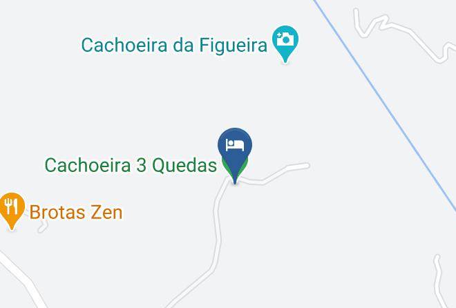 Brotas - Cachoeira 3 Quedas Maps