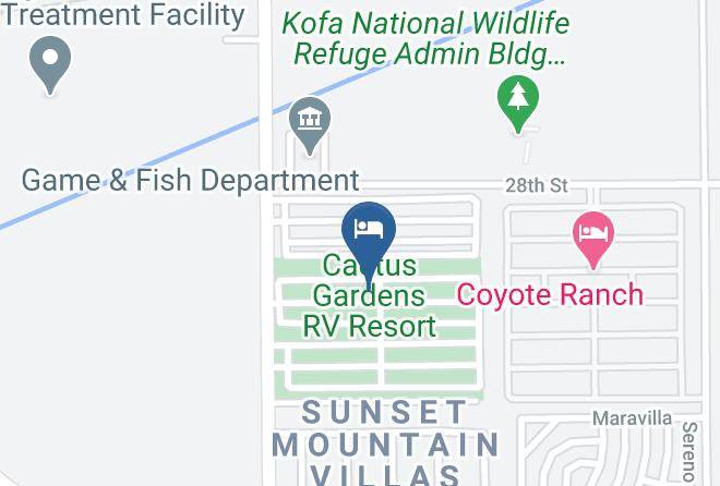 Yuma - Cactus Gardens Rv Resort Maps