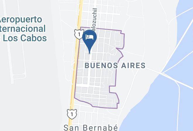 Los Cabos - Cactus Inn Hotel Maps