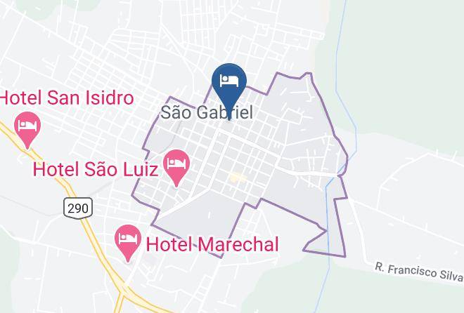 Sao Gabriel - Cacula Gran Hotel Maps