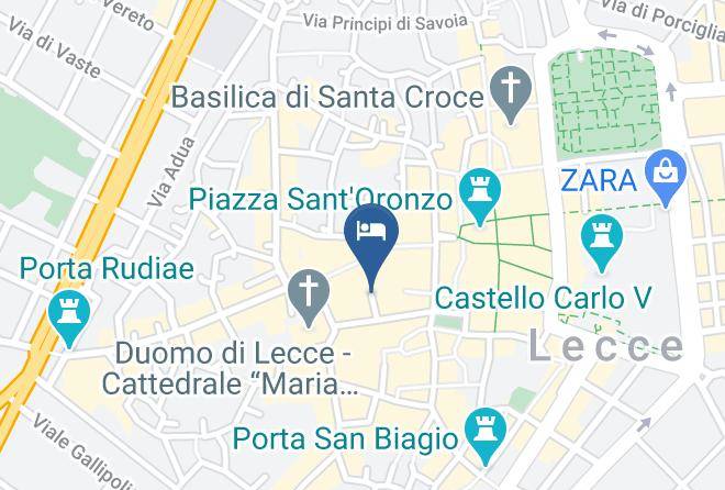 Lecce - Cadelli Luxury Suite Maps