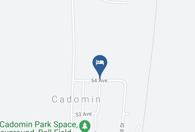 Cadomin Motel Map