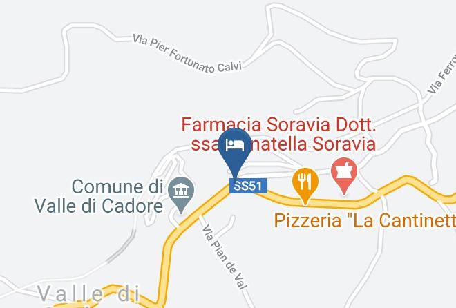 Belluno - Cador Hotel Maps