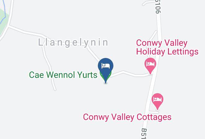 Conwy - Cae Wennol Yurts Maps