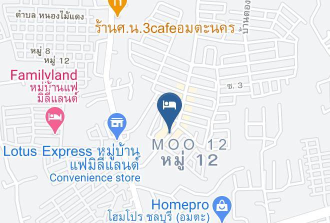 Mueang Chonburi District - Caesar Hotel Maps