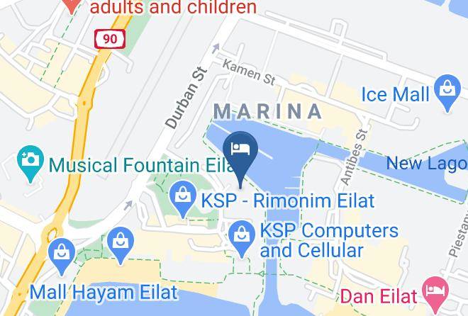Eilat - Caesar Premier Eilat Maps