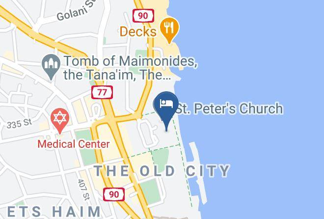 Caesar Premier Tiberias Map