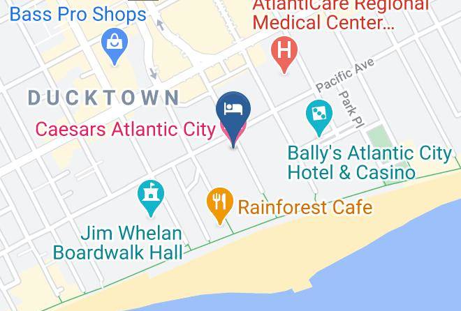 Caesars Atlantic City Map