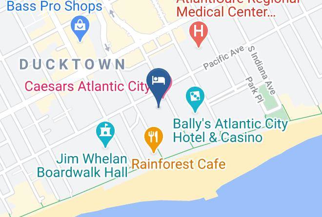 Atlantic - Caesars Hotel Casino Maps