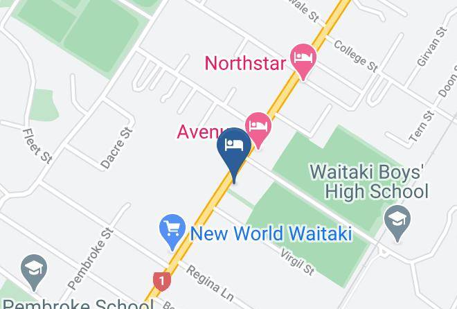 Waitaki Otago - Cafe 469 & Motel Maps