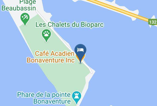 Bonaventure Regional County Municipality - Cafe Acadien Bonaventure Inc Maps