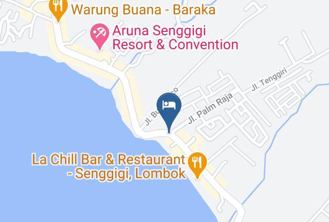 West Lombok Regency - Cafe Alberto B And B Maps