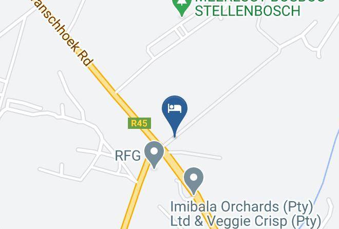 Cape Winelands - Cafe Allee Bleue Maps