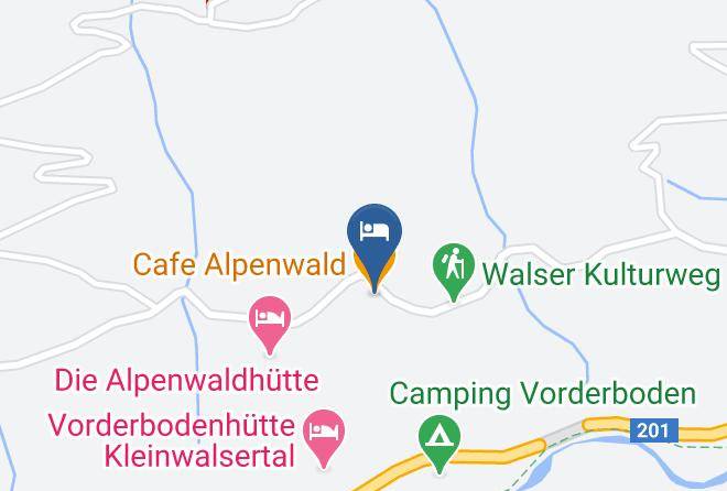 Bregenz - Cafe Alpenwald Maps