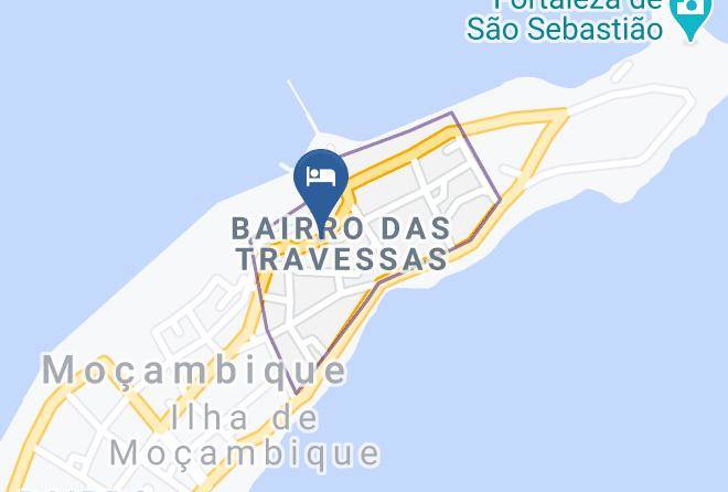Ilha De Mocambique - Cafe Central Maps