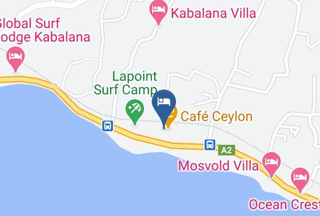 Galle - Cafe Ceylon Chillinguito Maps