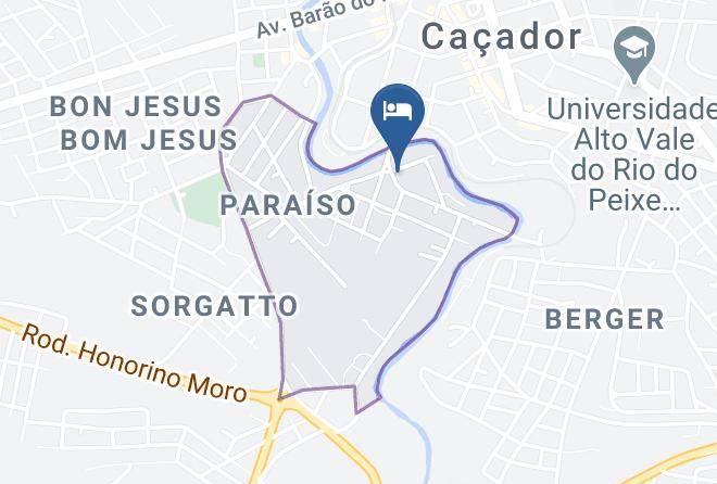 Cacador - Cafe Colonial Hotel Kindermann Maps