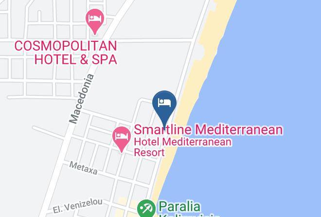 Pieria - Cafe Corali Maps