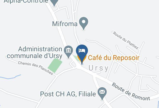 La Glane - Cafe Du Reposoir Maps