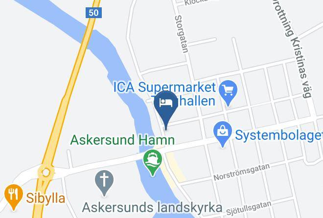 Askersund - Cafe Garvaregarden & B&b Maps