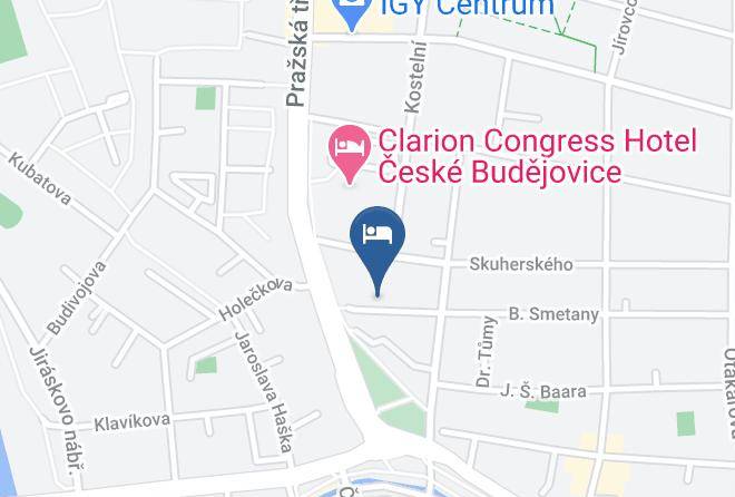 Ceske Budejovice - Restaurace Hotel Savoy Maps