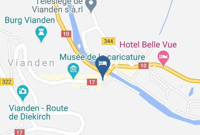 Vianden - Cafe Hotel De Ville De Bruxelles Maps