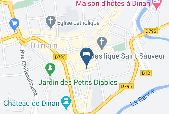 Cotes D Armor - Cafe Hotel Du Theatre Maps