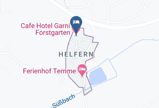 Osnabruck - Cafe Hotel Garni Forstgarten Maps