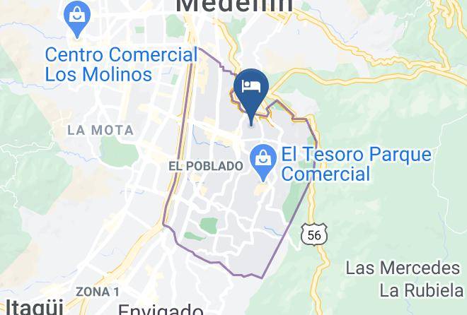 Medellin - Cafe Hotel Maps