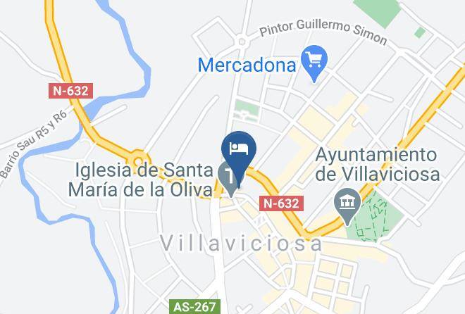 Asturias - Cafe Hotel Neptuno Maps