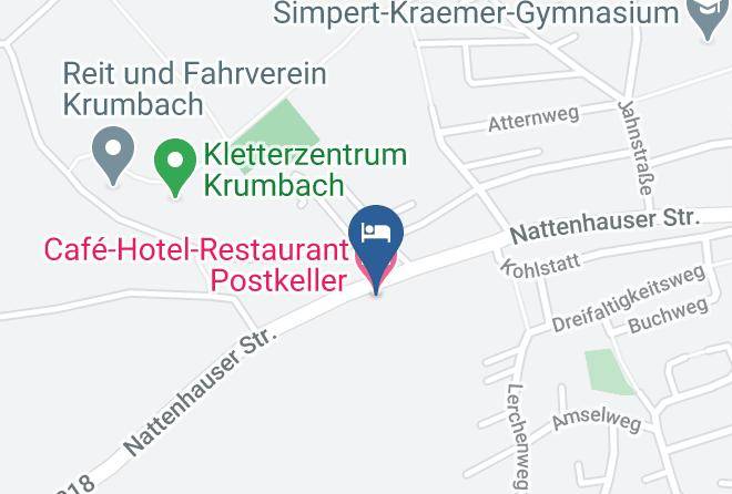 Gunzburg - Cafe Hotel Restaurant Postkeller Maps