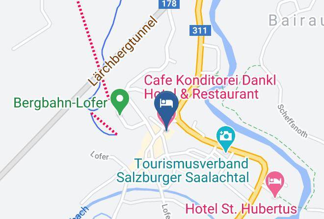 Zell Am See - Cafe Konditorei Dankl Hotel & Restaurant Maps