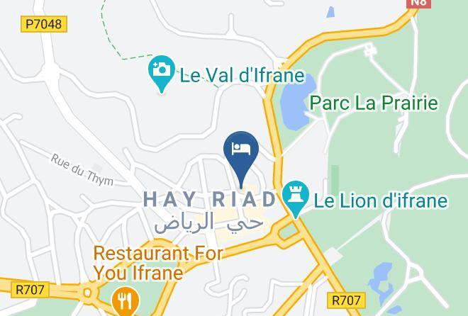 Ifrane - Cafe L'empreinte D'ifrane&hotel Maps