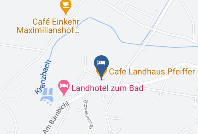 Garmisch Partenkirchen - Cafe Landhaus Pfeiffer Maps