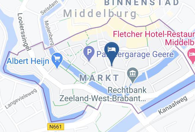 Middelburg - Cafe Le Penseur Maps