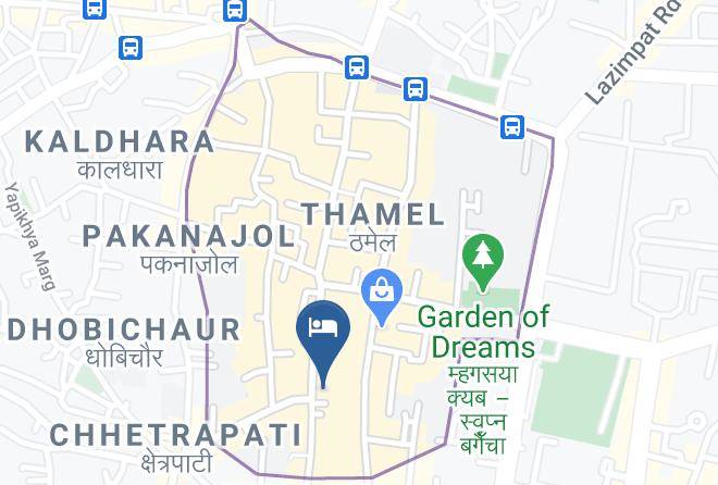 Kathmandu - Cafe Mitra Maps