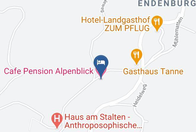 Lorrach - Cafe Pension Alpenblick Maps