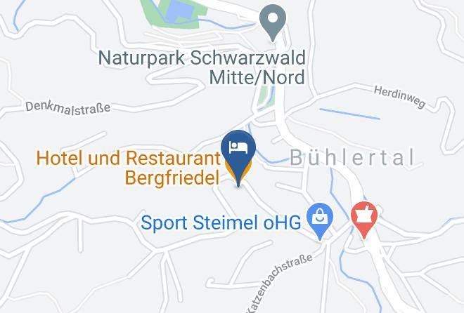 Rastatt - Hotel Und Restaurant Bergfriedel Maps