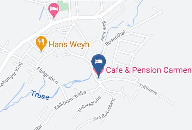 Schmalkalden Meiningen - Cafe & Pension Carmen Maps