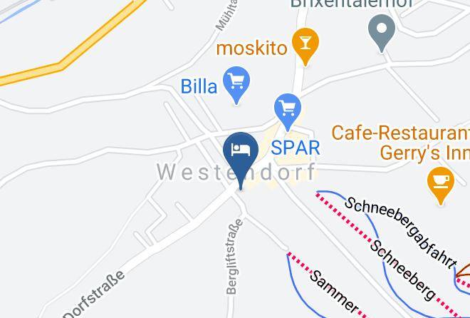 Kitzbuhel - Cafe Pension Elisabeth Maps