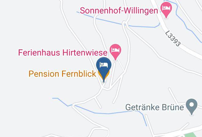 Waldeck Frankenberg - Pension Fernblick Maps