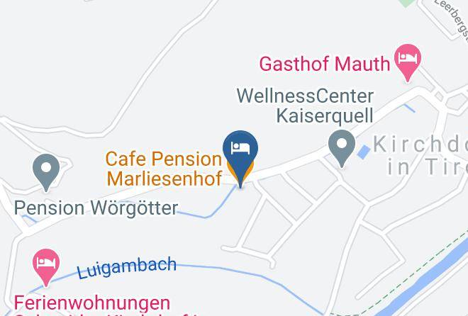 Kitzbuhel - Cafe Pension Marliesenhof Maps
