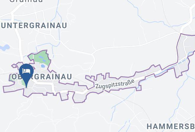 Garmisch Partenkirchen - Cafe Pension Restaurant Zugspitze Maps