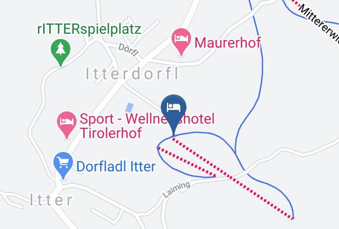 Kitzbuhel - Cafe Pension Schusterhof Maps