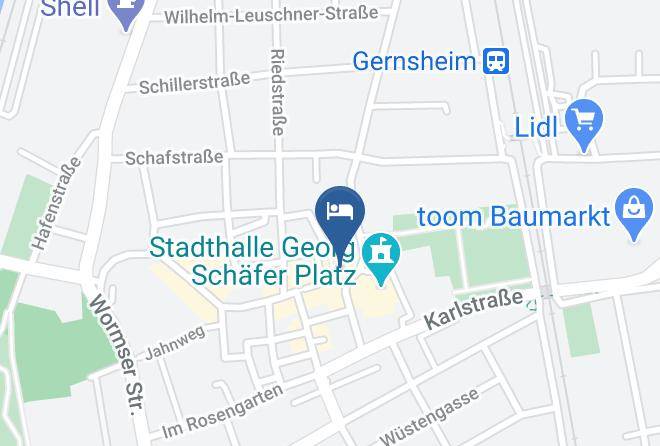 Gros Gerau - Cafe & Pension Zum Cuntzer Eck Maps